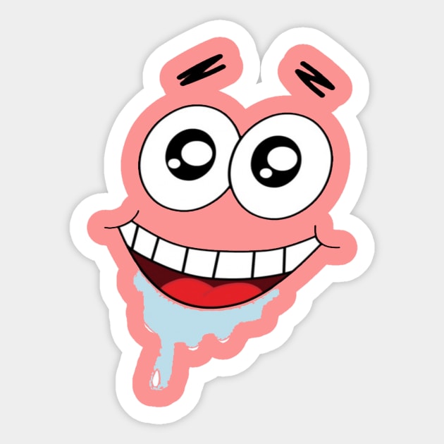 Patrick Star Drooling Sticker by HoLDoN4Sec